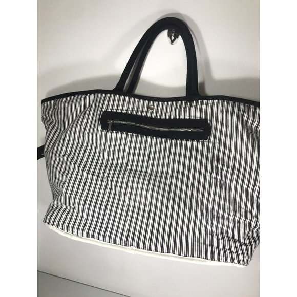 Reversible Satchel of New York Awesome Achievers St. Maarten Beige Tote Bag - Picture 2 of 12